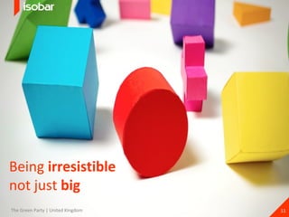 Being  irresistible not just  big The Green Party | United Kingdom 