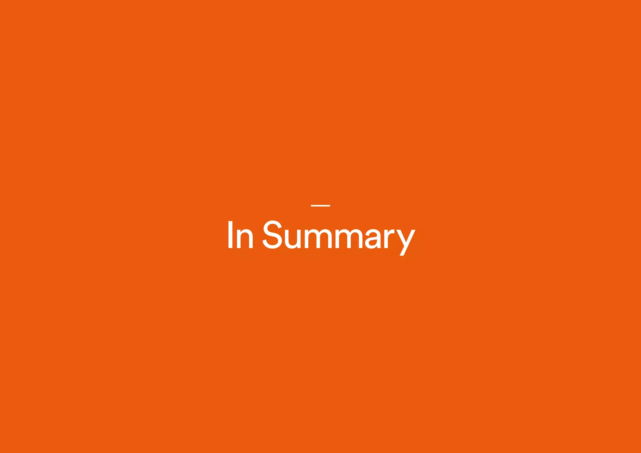InSummary
 