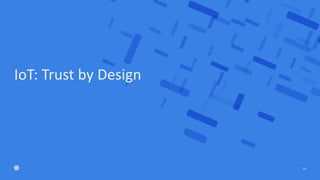 IoT: Trust by Design
14
 