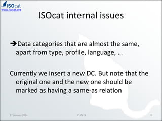 	ISOcat and RELcat, two cooperating semantic registries
