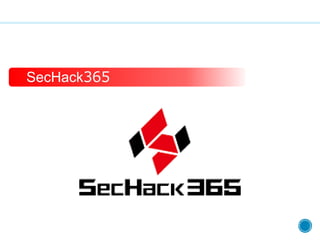 SecHack365
 