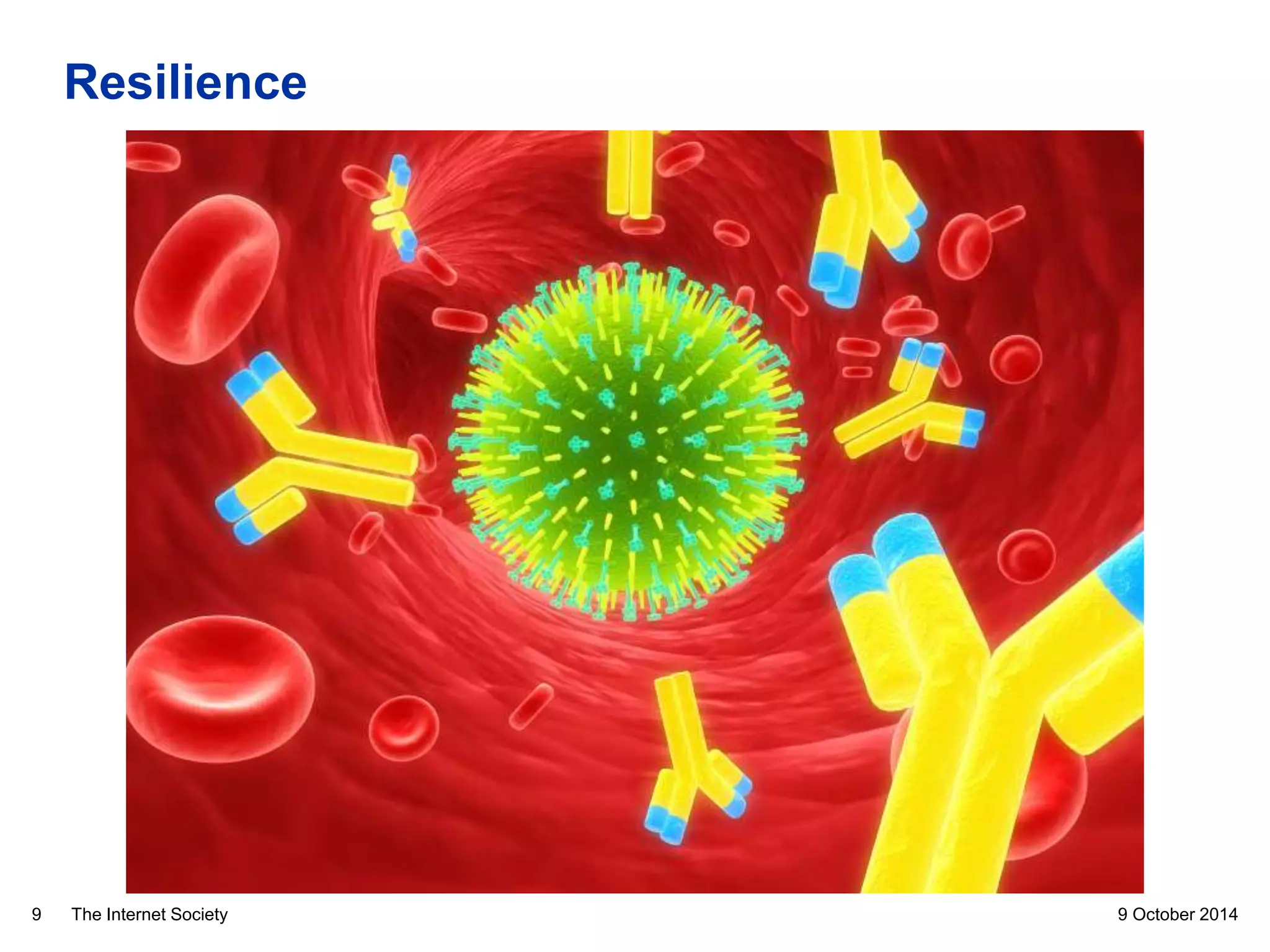 The Internet Society
Resilience
9 October 20149
 