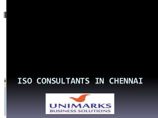 ISO CONSULTANTS IN CHENNAI
 