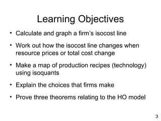Isocosts isoquants and proofs | PPT