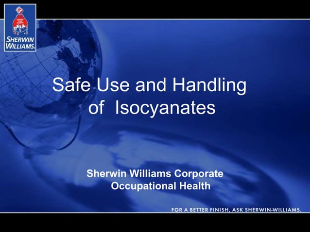 Isocyanates Awareness Training | PPTX | Lung and Respiratory Health ...