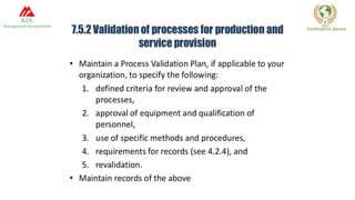 ISO documentation 9001
