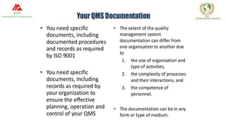 ISO documentation 9001