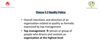 ISO documentation 9001