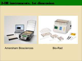2-DE instruments, 1st dimension

Amersham Biosciences

Bio-Rad

 