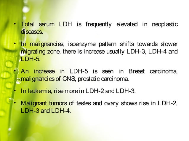 LDH Isoenzymes | PPT | Chemistry | Science