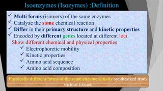 isoenzymes.pptx........... .............. | PPTX