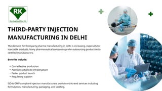 ISO & GMP Compliant Injection Manufacturers in Delhi | PPTX