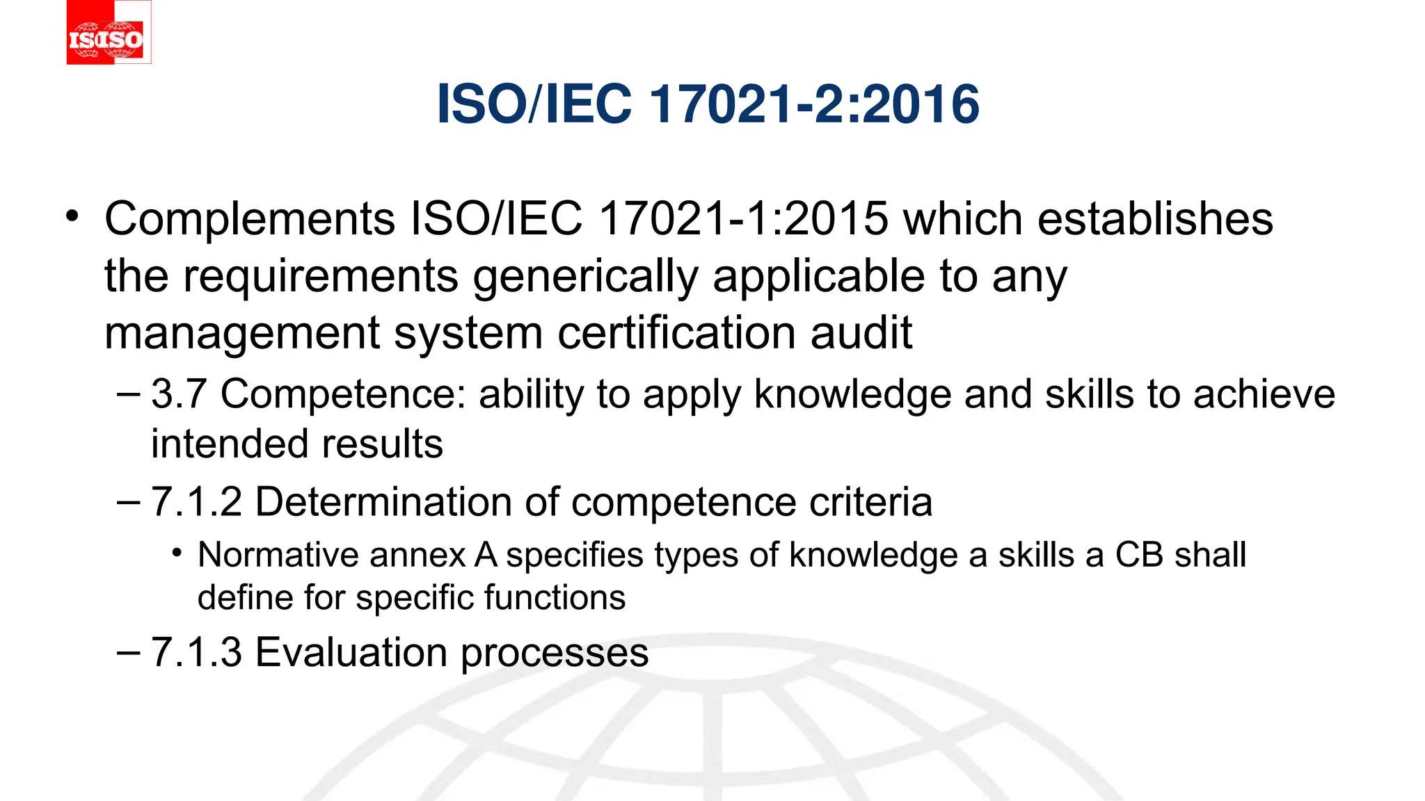 ISO IEC 17021-2 Requirements for bodies providing audit and ...