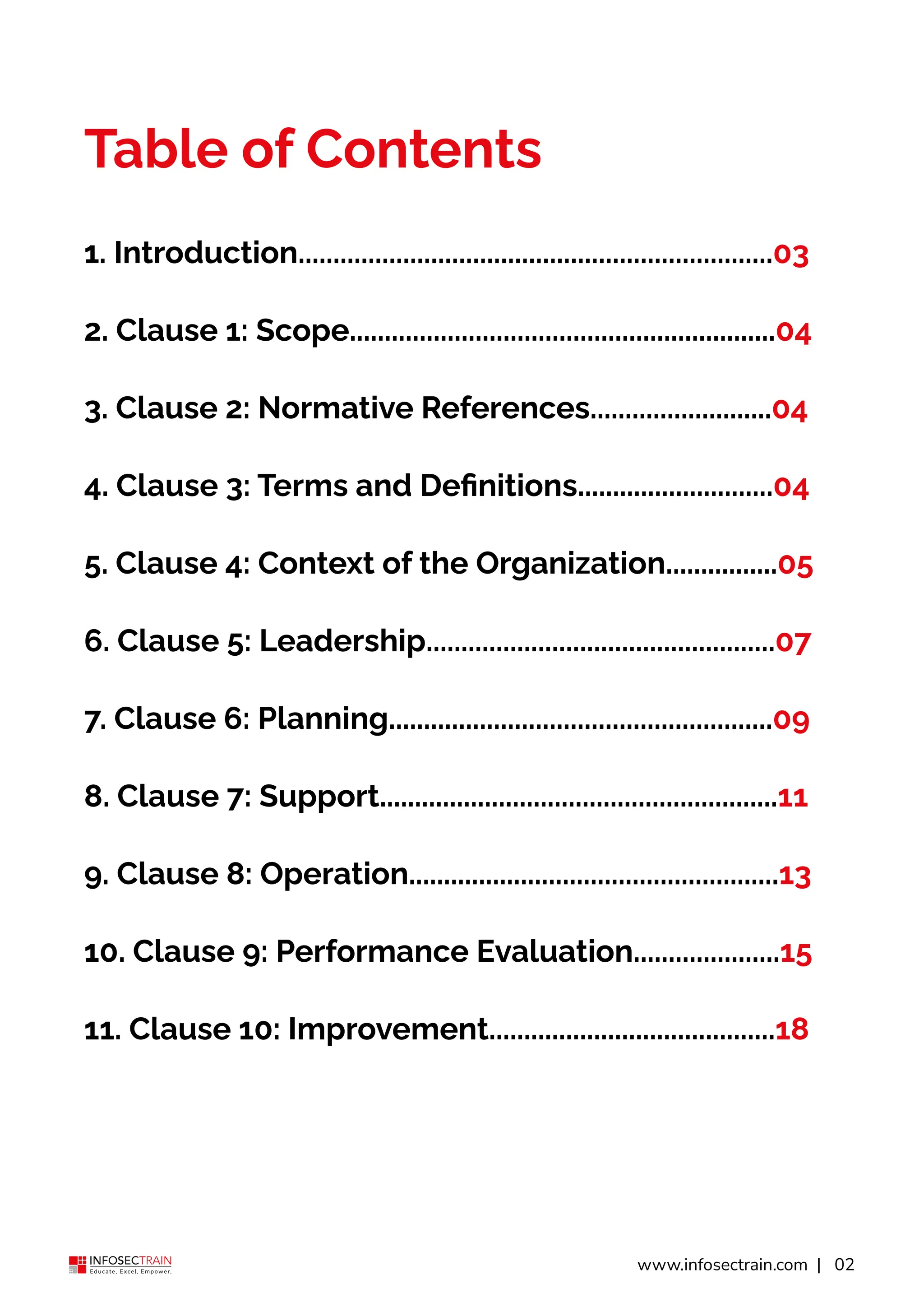 ISO IEC 27001 Clause wise checklist by infosectrain | PDF