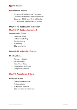ISO IEC 42001 2023 Day wise Roadmap by infosectrain.pdf