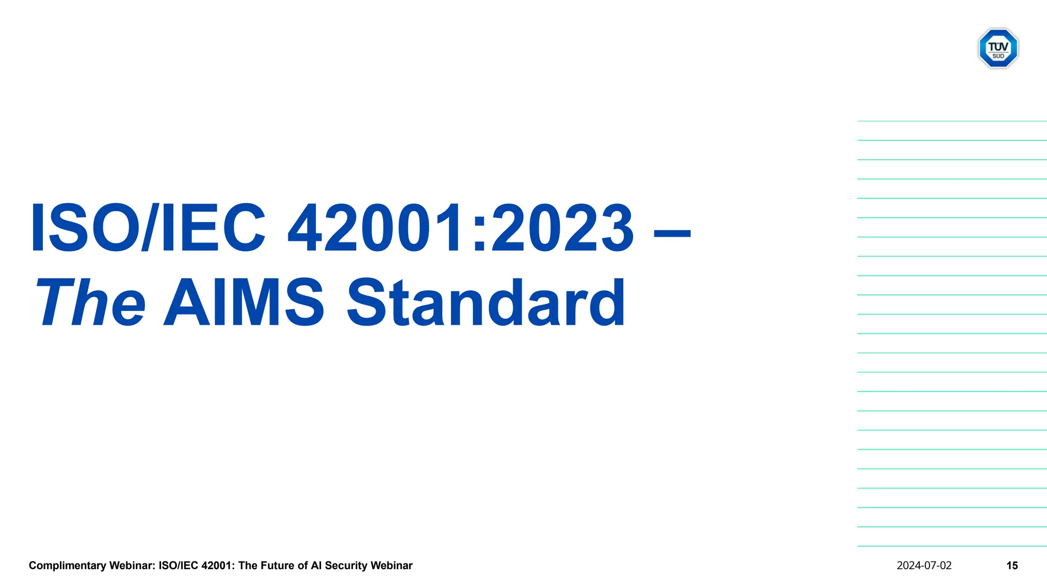 ISOIEC 42001 AI Management System Slides | PPTX