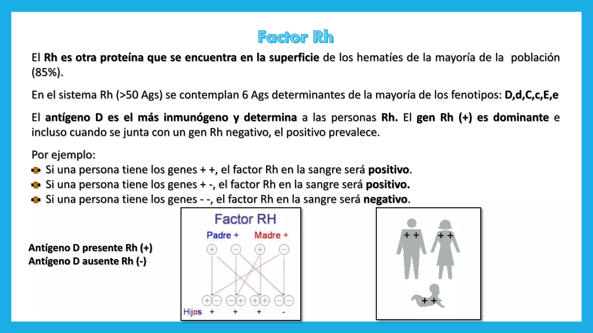 Isoinmunización a factor Rh | PPTX