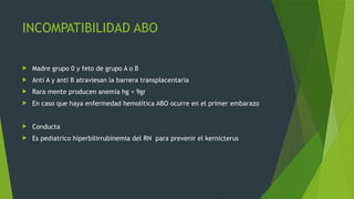 Isoinmunización Materno-Fetal: Diagnóstico, Tratamiento y Profilaxis de ...