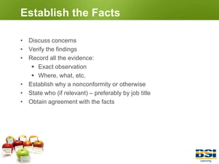 Organization should develop audit program processes