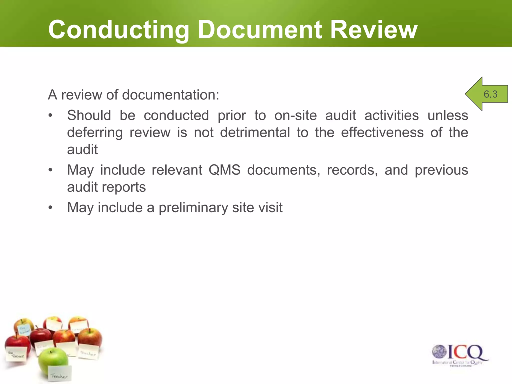 Iso 9001:2015 internal auditor Course | PPTX