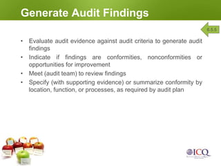 Iso 9001:2015 internal auditor Course | PPTX
