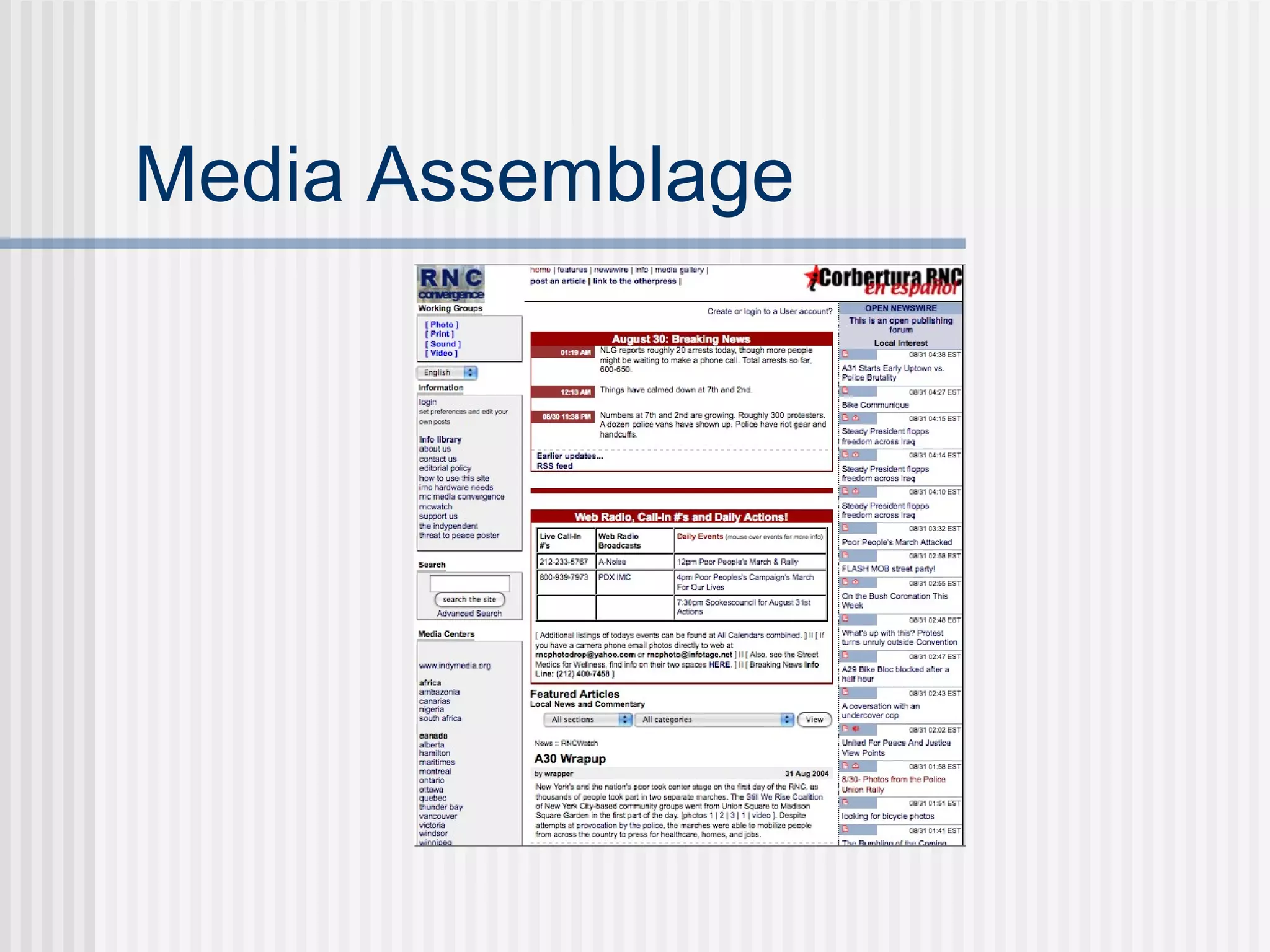Media Assemblage