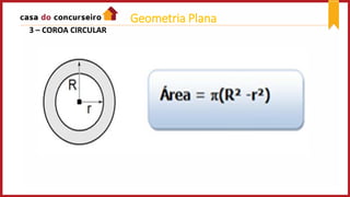 3 – COROA CIRCULAR
Geometria Plana
 