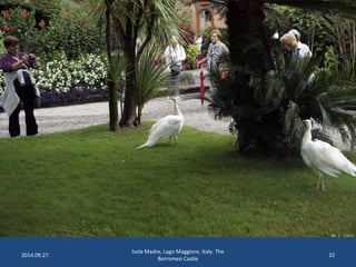 2014.09.27. 
Isola Madre, Lago Maggiore, Italy. The 
Borromeo Castle 
22 
 