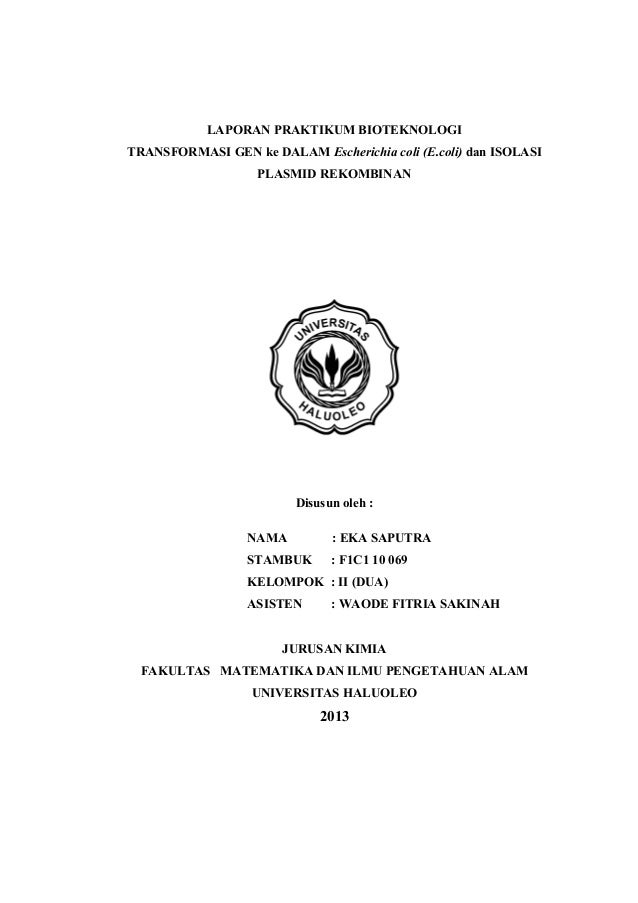 Isolasi Dna Bioteknologi