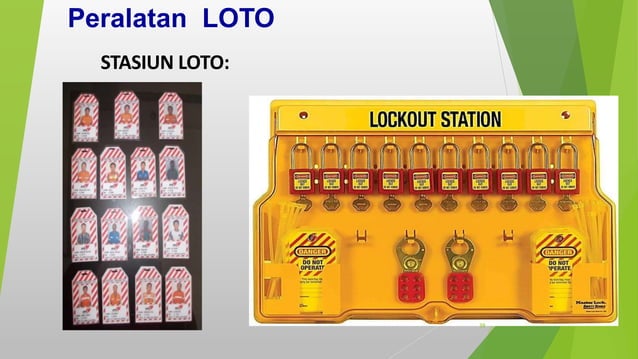 Isolasi Energi Lock Out Tag Out Safety Process | PPT