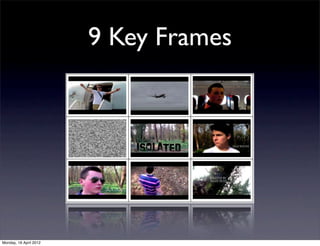 9 Key Frames




Monday, 16 April 2012
 