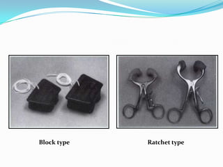 Block type Ratchet type
 