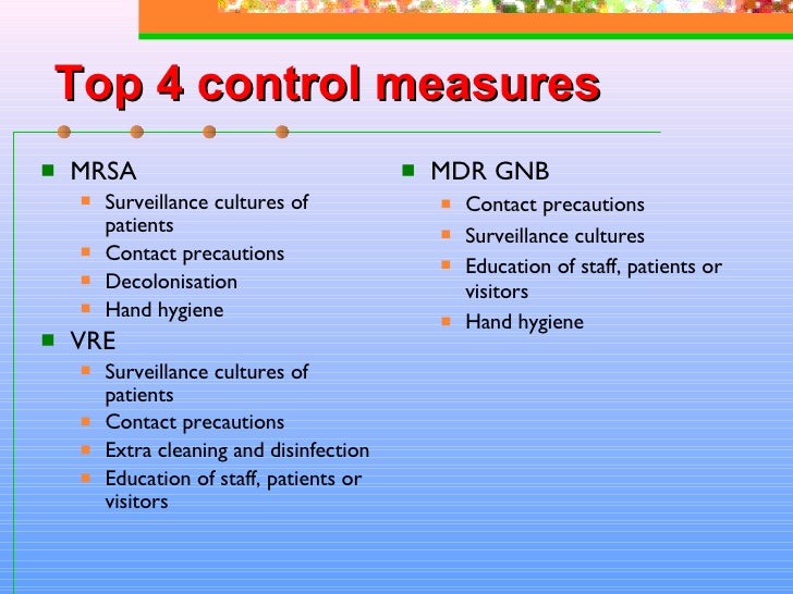 Isolation Precautions for MDROs