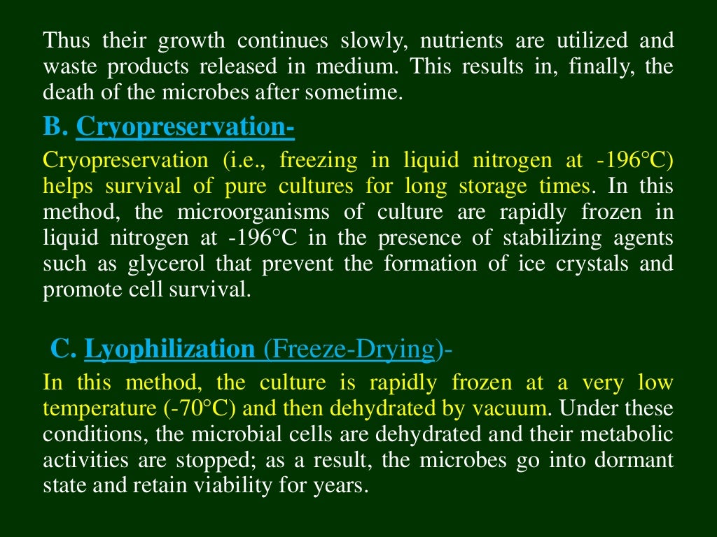Isolation and characterization of microbes