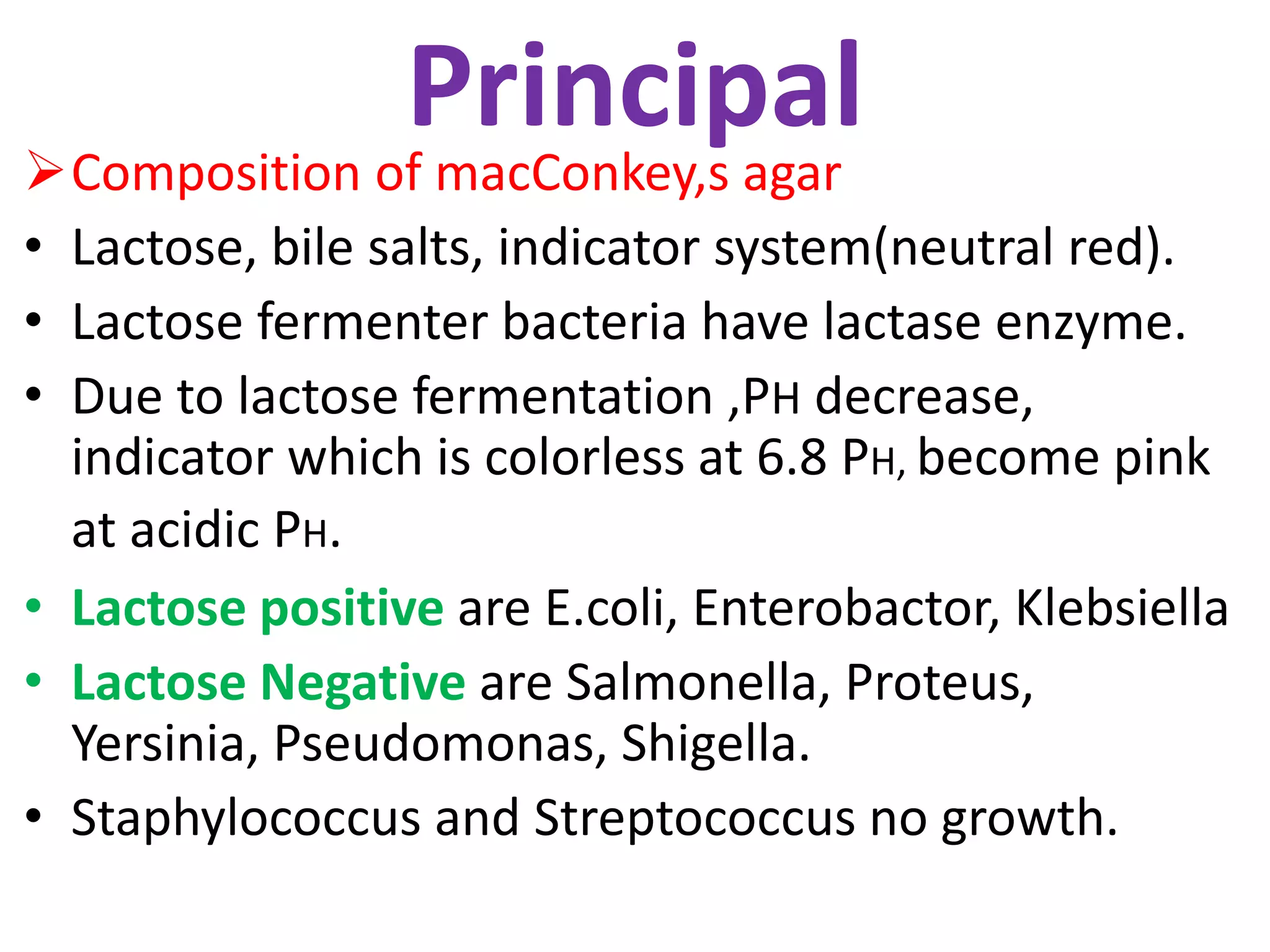 Isolation and identification of salmonella &e.coli