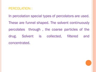 Isolation and purification of natural products by Dr.U.Srinivasa ...