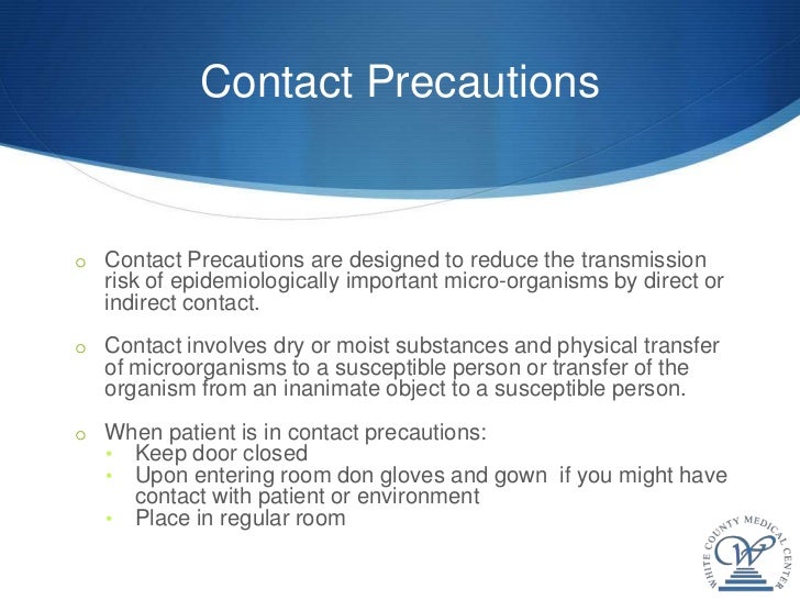 Isolation and standard precautions