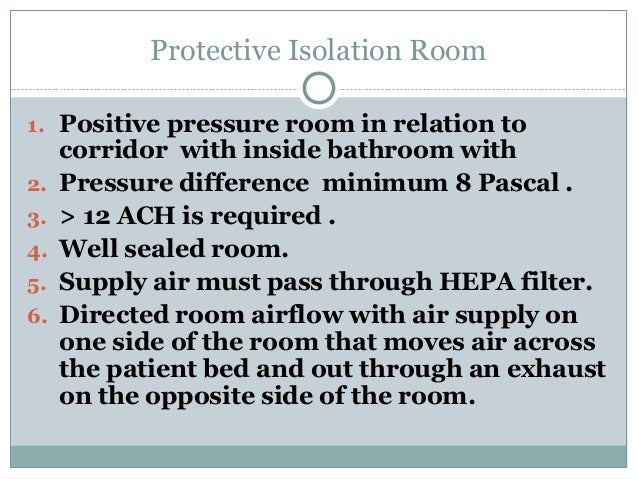 Isolation Facility In Hospital