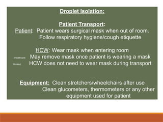 Comprehensive Guide to Hospital Isolation Precautions and PPE Usage | PPTX