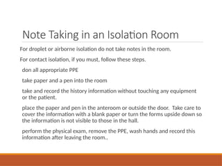 Comprehensive Guide to Hospital Isolation Precautions and PPE Usage | PPTX