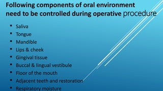 Isolation of the operative field | PPTX