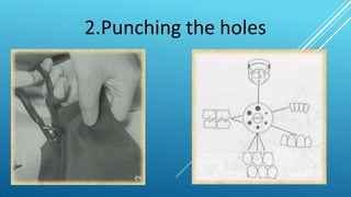 2.Punching the holes
 