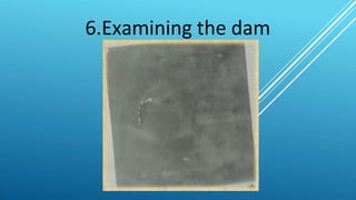 6.Examining the dam
 
