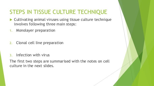 Virus Cultivation In Cell Culture