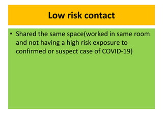 Isolation Risk Isolation & quarantine-COVID 19 Awareness | PPTX