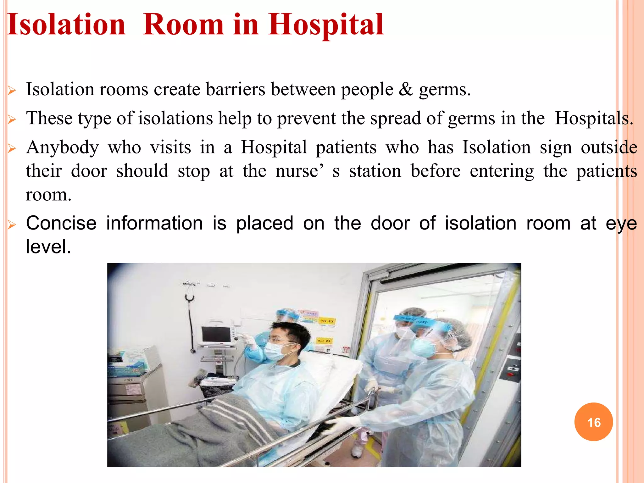 Isolation Ward In Hospital ppt