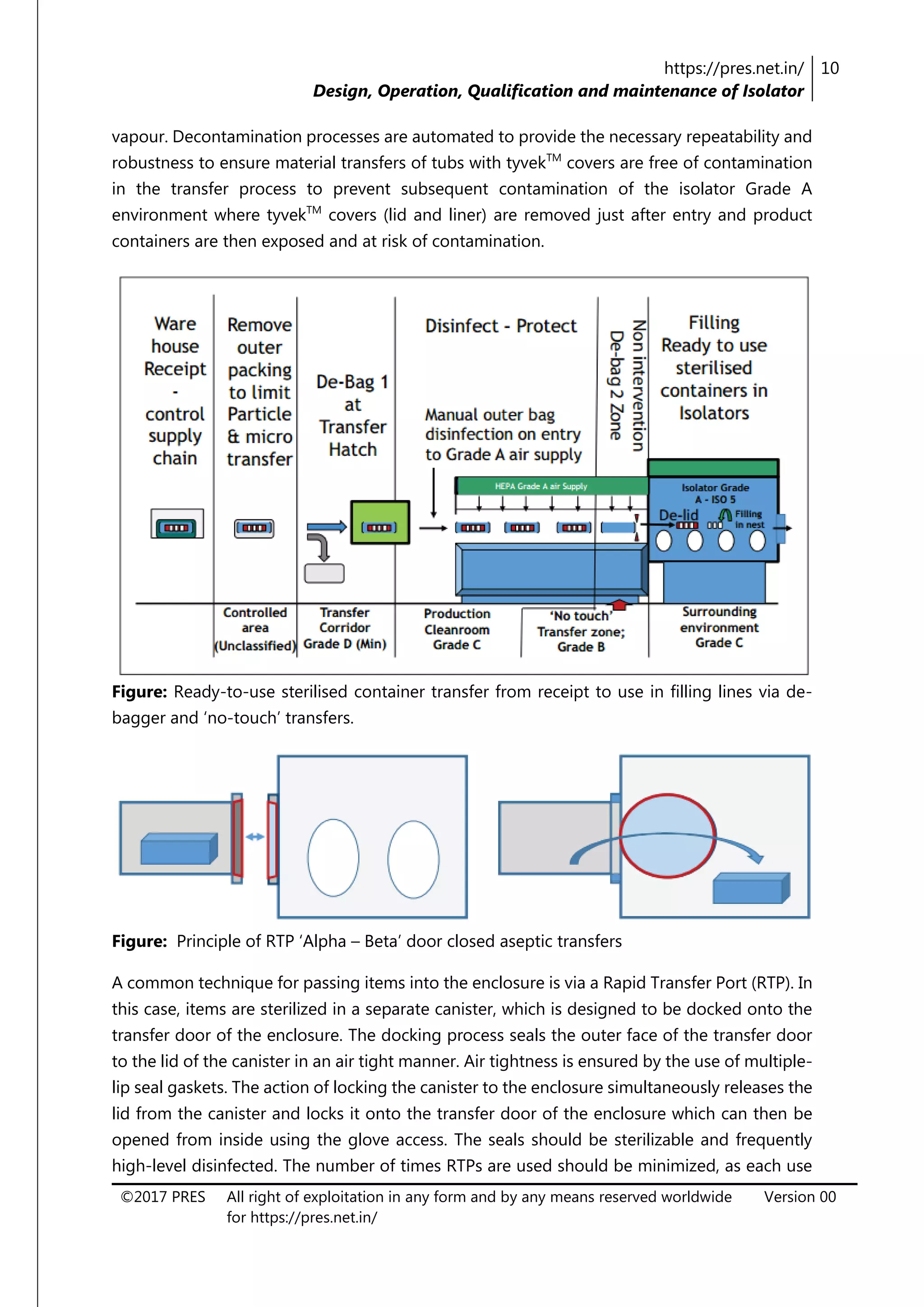 Pharmaceutical Isolator technology in aseptic processing | PDF