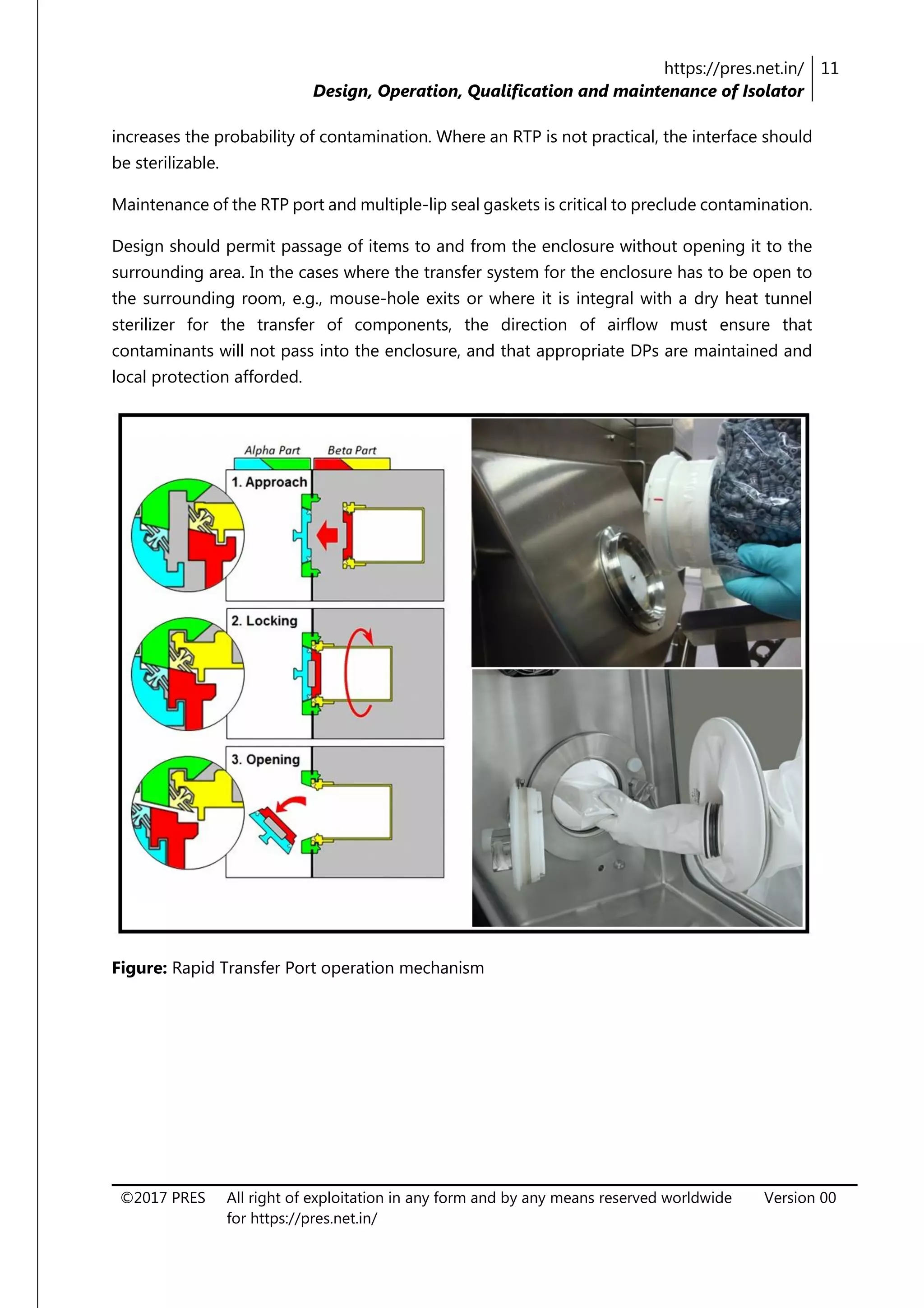 Pharmaceutical Isolator technology in aseptic processing | PDF