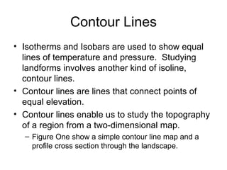 Isolines and contour lines | PPT
