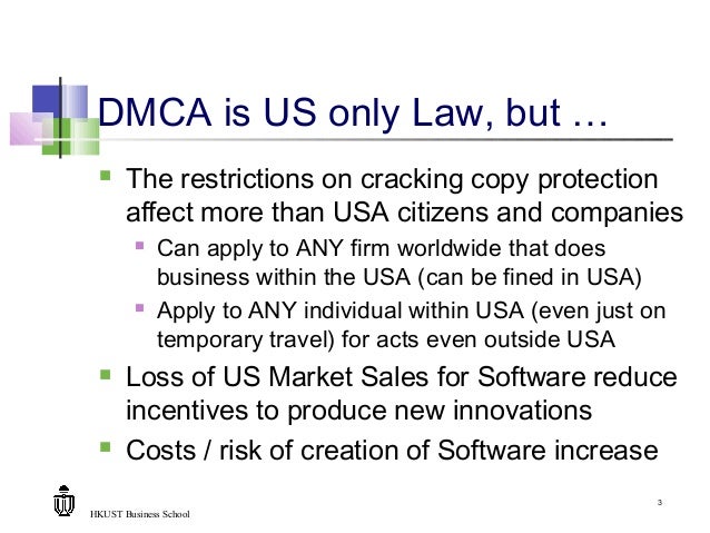 Does dmca apply outside us